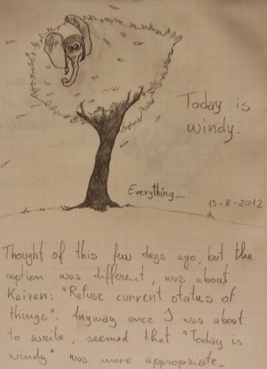 Today is windy (August 13th 2012)